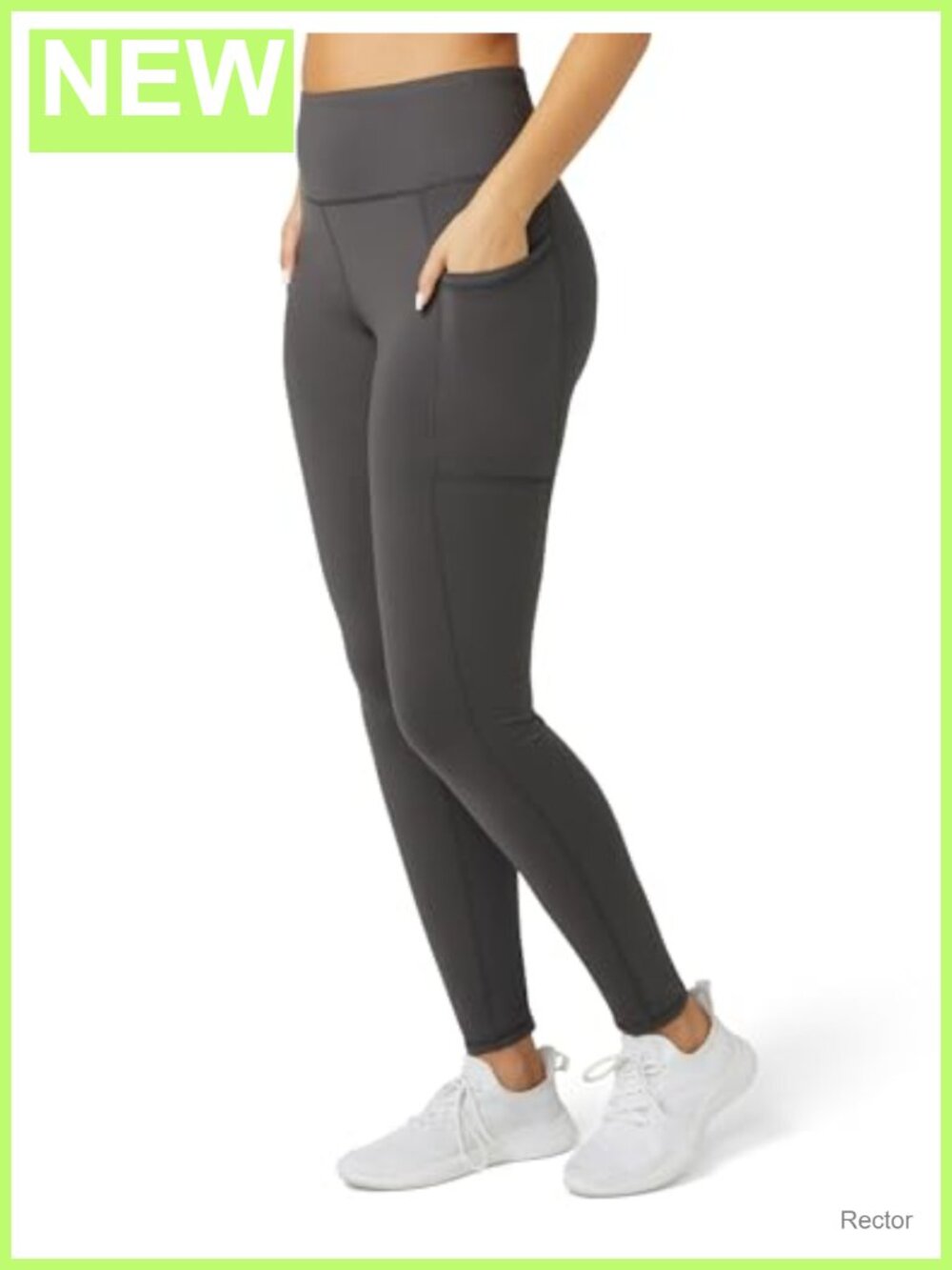 High Waist Tummy Control Athletic Leggings with Pockets Full Length